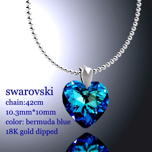 SWAROVSKI Violet Necklace _ Extension Chain